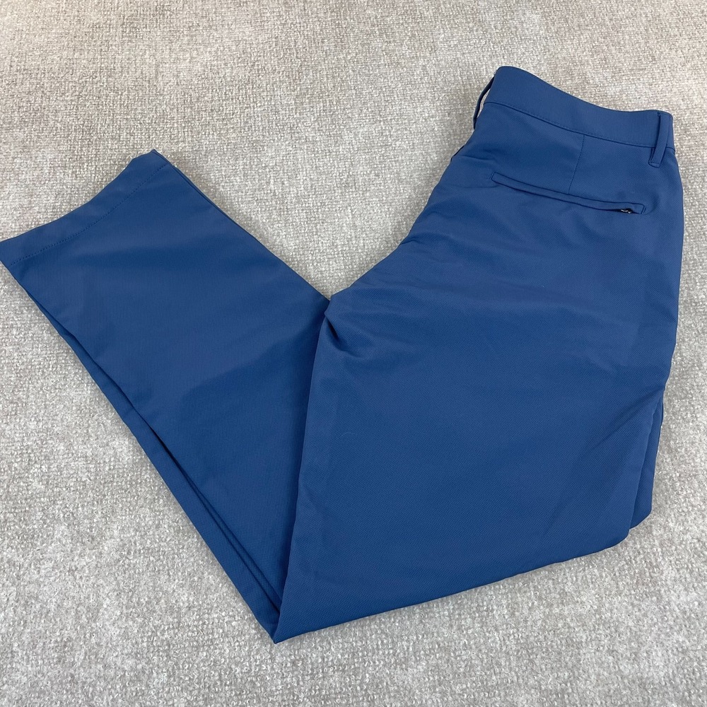 Banana Republic Chino Pants Mens 30x30 Blue Performance Resort Wear Straight Leg